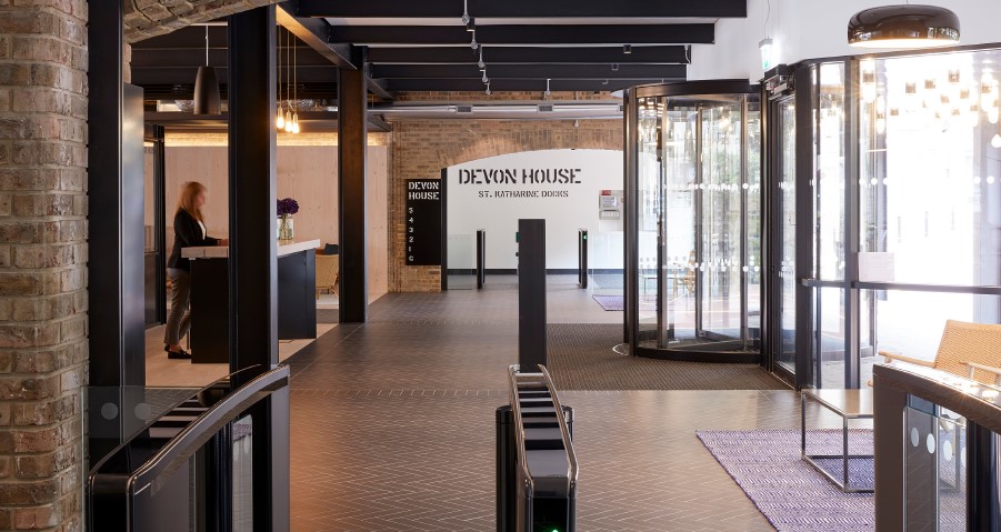 Boon Edam offers entrance control solutions as part of Devon House refurbishment